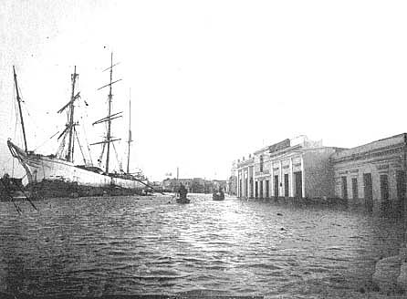 Un puerto de ultramar.