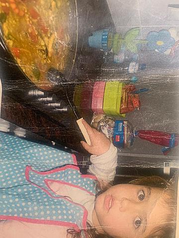 The first time I cooked