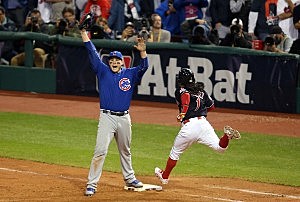 Chicago Cubs win the World Series.