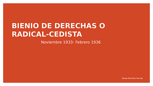 BIENNI RADICAL-CEDISTA