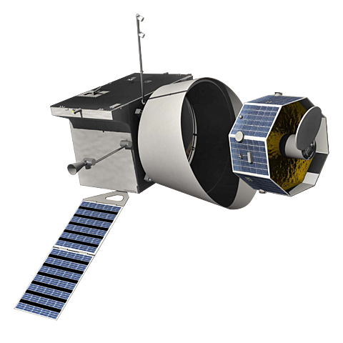 The launch of ESA BepiColombo planet Mercury orbter