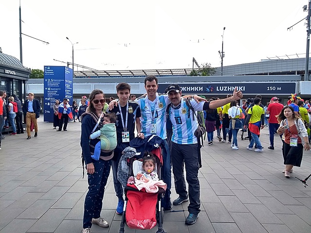 RUSIA 2018. El viaje más largo para ver a Argentina.  (con wifi desde el Estadio)