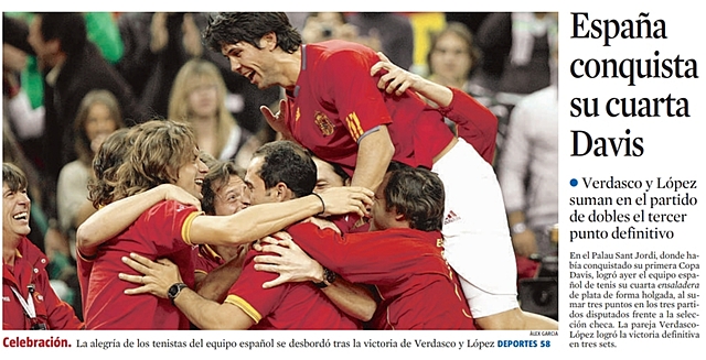 Espanya conquereix la seua quarta Davis