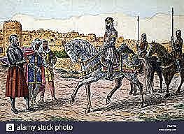 The reconquer of Toledo by Alfonso VI