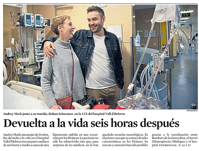 Torna a la vida sis hores després