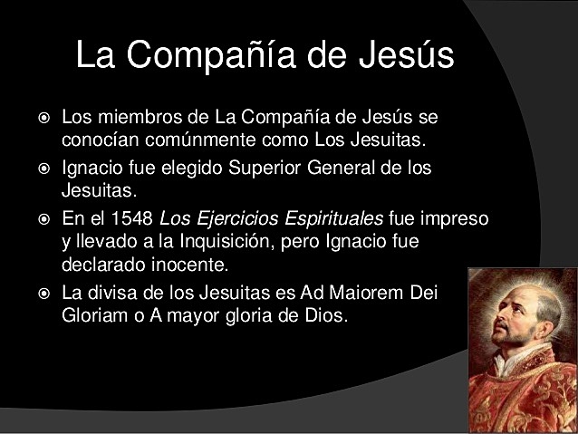 Aprobación de la constitución del instituto de clérigos regulares de la Compañía de Jesús.