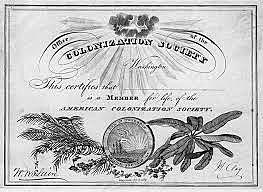 Founding of American Colonization Society