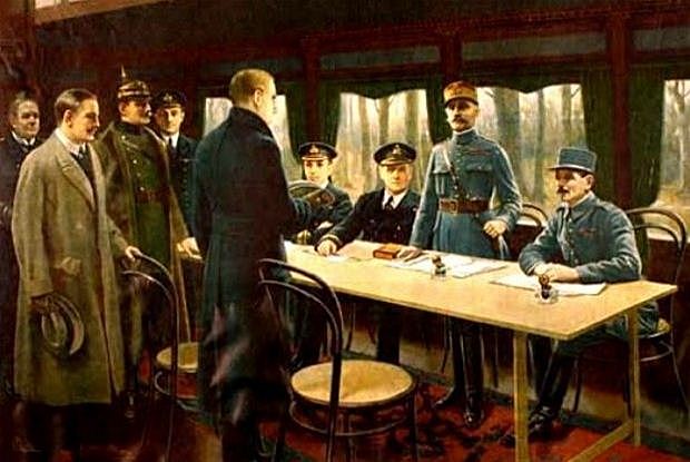 Α' Παγκόσμιος Πόλεμος, λήξη και Συνθήκη Σεβρών