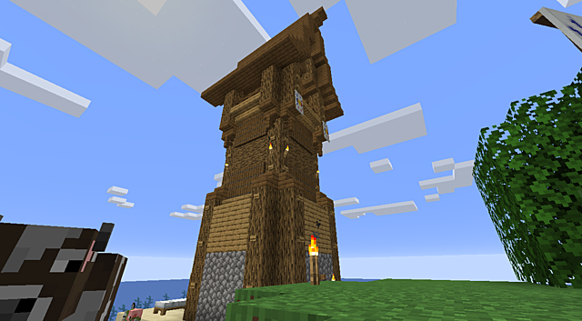Monumantal Island Watchtower Built