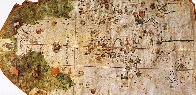 Primer mapa en el que aparece América de Juan de la Cosa.