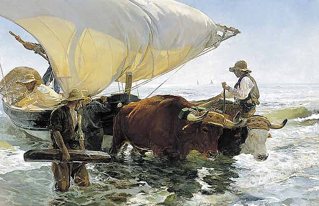 La vuelta de la pesca - Joaquín Sorolla