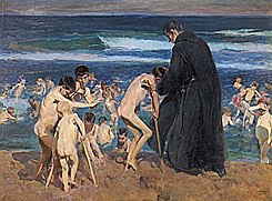 Triste herencia - Joaquín Sorolla
