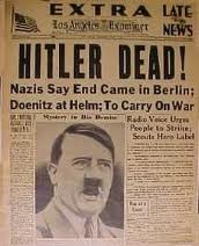 Hitler commits suicide