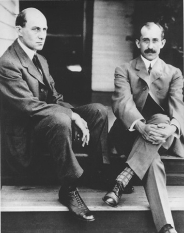 Wright brothers fly