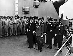 Japan formally surrenders