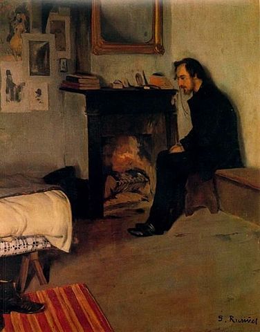 Un bohemio. Retrato de Satie - Santiago Rusiñol