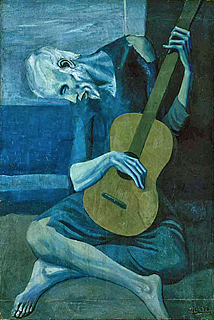 El guitarrista ciego - Pablo Ruiz Picasso