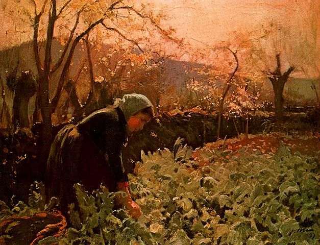 En la huerta - Joaquim Mir