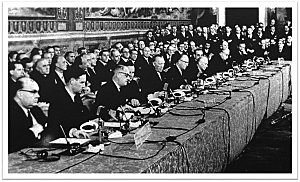 1957 Treaties of Rome were signed