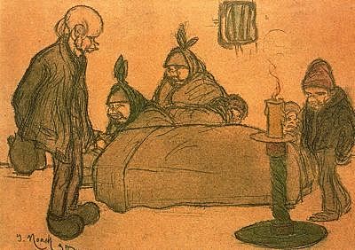 Capilla ardiente - Isidre Nonell