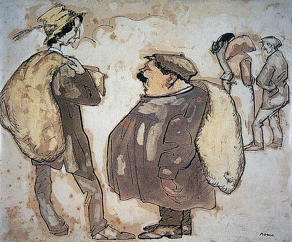 Blanca 1909. Comercio de importación - Isidre Nonell