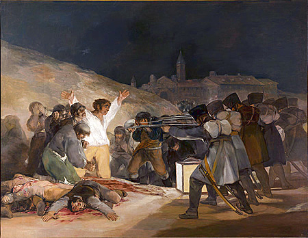 Goya "El 3 de marzo de 1808 en Madrid"