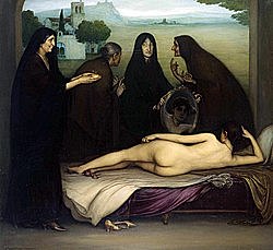 El pecado - Julio Romero de Torres