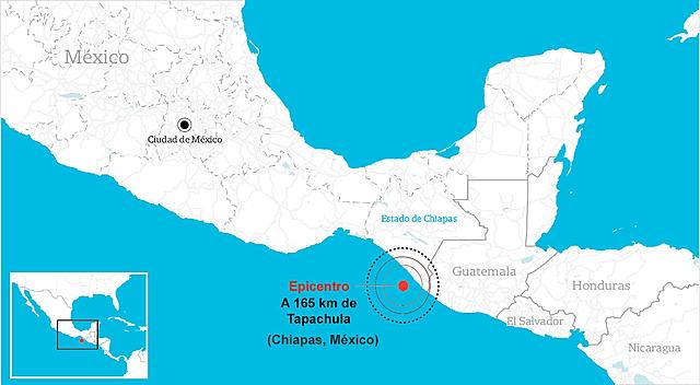 terremoto en Oaxaca y Chiapas.