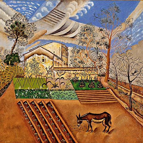 Huerto con asno - Joan Miró