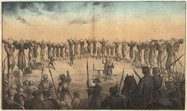 First offical persecution of christians in Japan