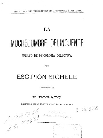 La muchedumbre criminal