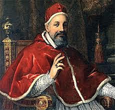 El papa Urbano VIII consagra la nueva Basílica de San Pedro