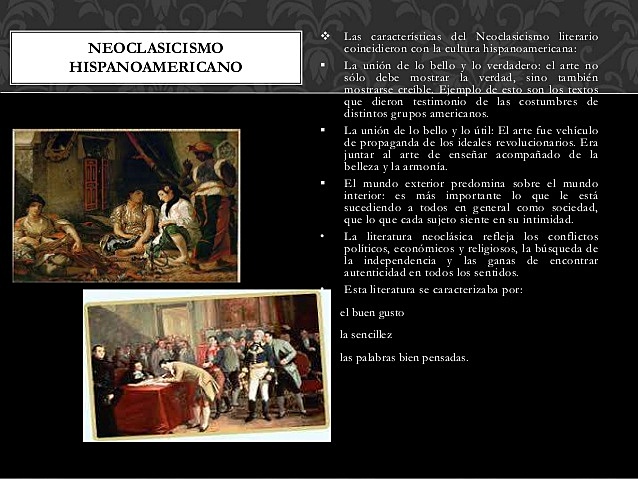Literatura neoclásica hispanoamericana (Latinoamerica)