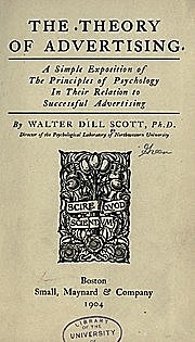 Libro "The Theory of Advertising"