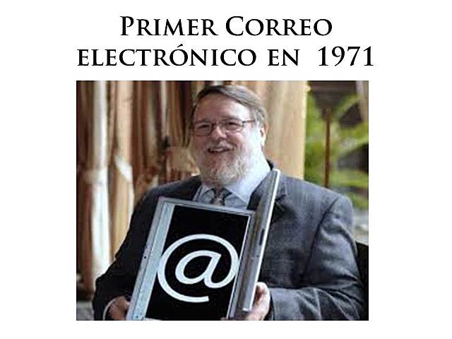 Primer Correo electrónico en  1971
