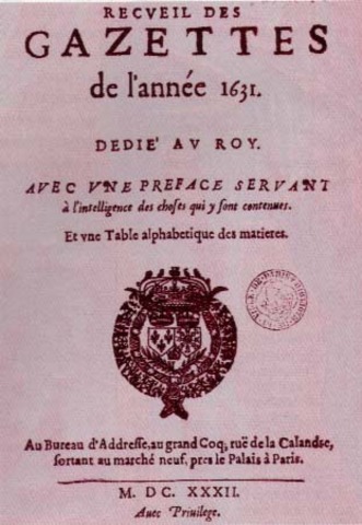 PRESSE : Création de la Gazette