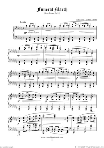 Wrote the Funeral March