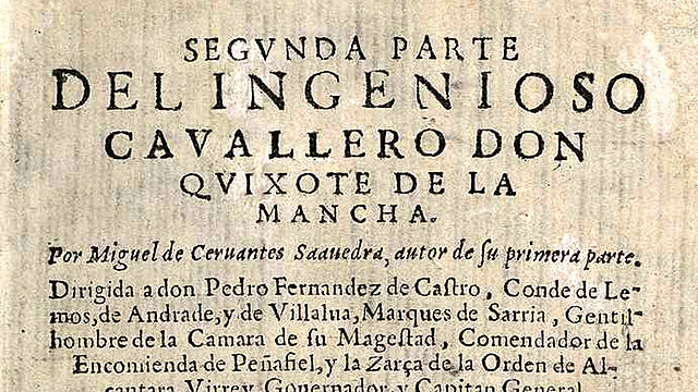 Segunda parte de "El Quijote"
