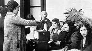 RECONOCIMIENTO  DEL VOTO FEMENINO
