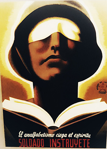 El analfabetismo ciega el espíritu, soldado instrúyete - Vicente Vila Gimeno