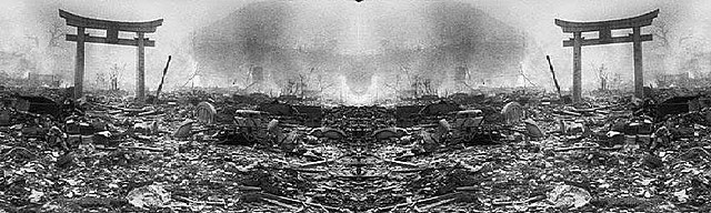 Primera bomba atòmica a les ciutats Japoneses