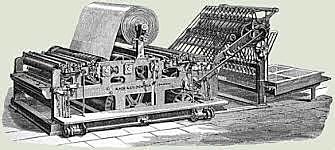 Prensa de impresión de cilindro/ Friedrich König, Andreas Bauer