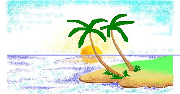 Tha arrival on the island