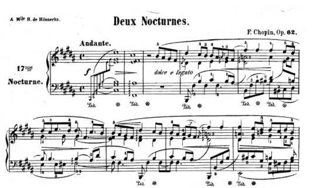 He started to composed works