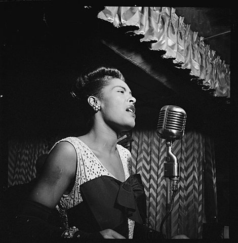 Billie Holiday en el teatro Apollo