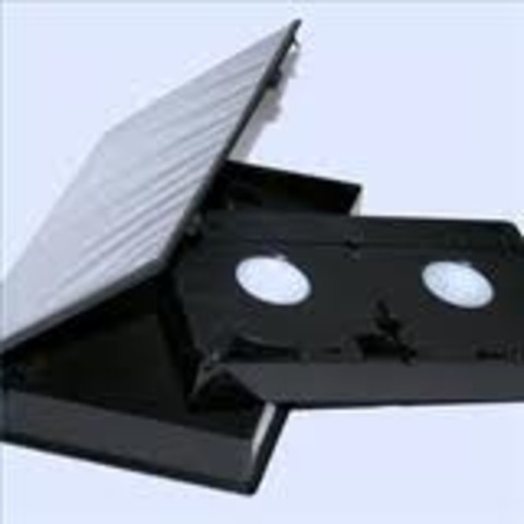 La primera vez que tenemos un video vhs en la casa