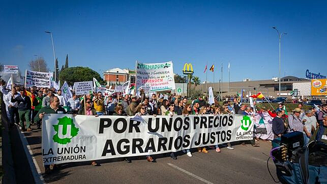Manifestaciones por los precios agrarios