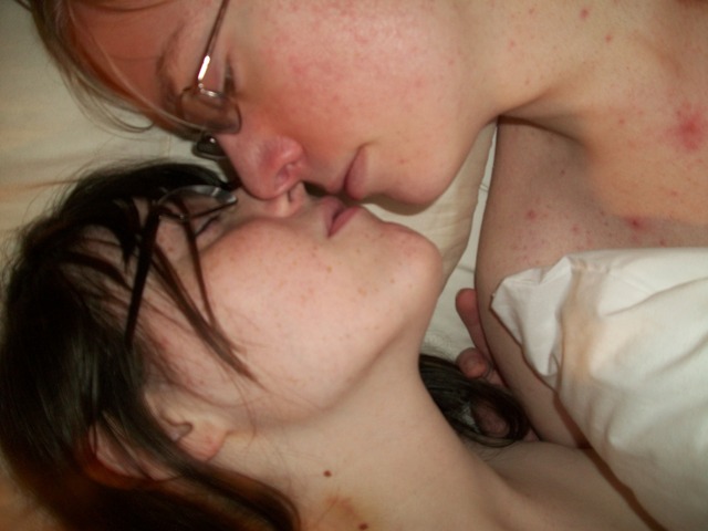 Relationship begins, first kiss together