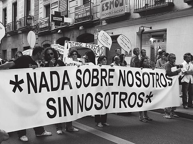 "nada sobre nosotros, sin nosotros"