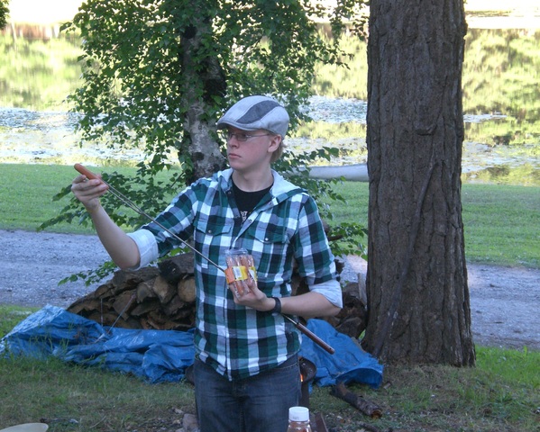 We went to the camper together